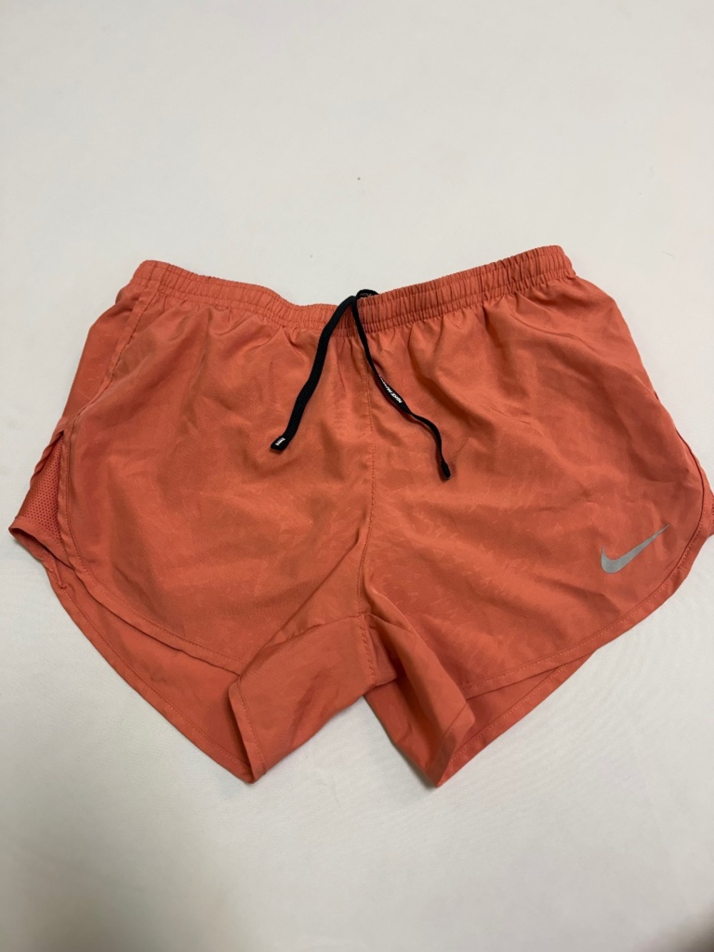 Nike Dri-FIT Tempo Running Shorts Womens Orange Coral Athletic